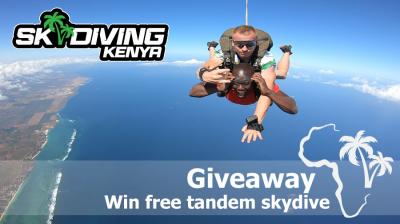 Win FREE Tandem Skydive in Kenya worth $450 (54,000 KES)